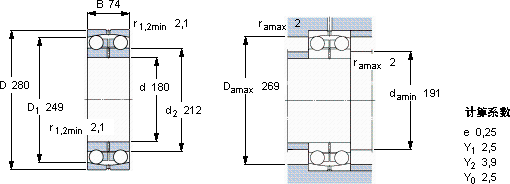 SKF13036軸承圖紙