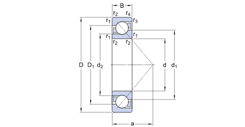 SKF7214 BECBM *軸承圖紙
