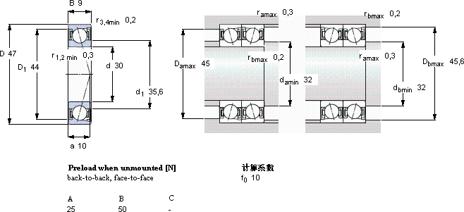 SKFS71906 CD/HCP4A軸承圖紙