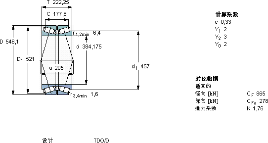 SKF331197 A軸承圖紙