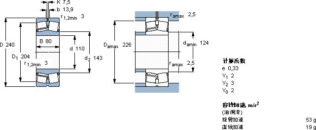 SKF22322 EJA/VA405 *軸承圖紙