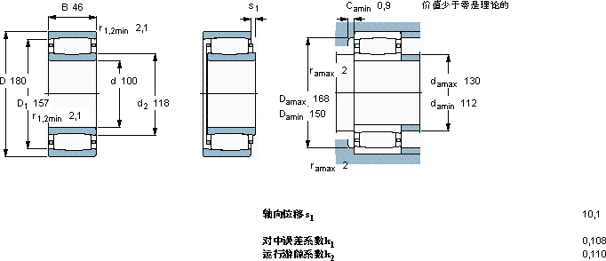 SKFC 2220 *軸承圖紙