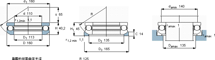 SKF53222軸承圖紙