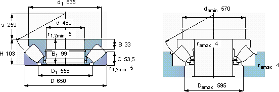 SKF29296軸承圖紙