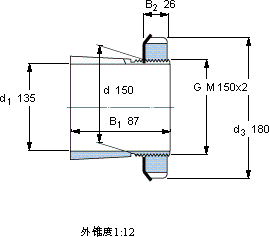 SKFH 3030軸承圖紙
