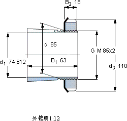 SKFHA 317軸承圖紙