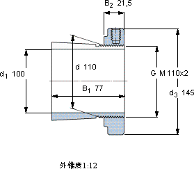 SKFH 322 E軸承圖紙