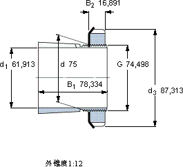 SKFSNW 115x2.7/16軸承圖紙