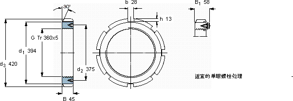SKFHM 3072軸承圖紙