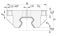 INA阻尼滑塊 RUDS25-D-H, 直線循環(huán)滾柱軸承及導(dǎo)軌組件
