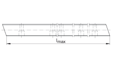 INA球單軌引導系統(tǒng) KUVE35-SB-ZHP, 滑塊側(cè)面帶安裝孔，導軌帶斜齒輪螺旋齒，四排球；可提供耐腐蝕設(shè)計
