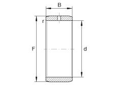 INA內(nèi)圈 IR40X50X20-IS1, 精密機(jī)加工，有潤(rùn)滑孔，根據(jù) DIN 620