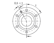 INA推力角接觸球軸承 ZKLF1560-2RS, 雙向，螺釘安裝，兩側(cè)唇密封