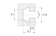 INA直線執(zhí)行器 MGFI25056-500-ZR, 