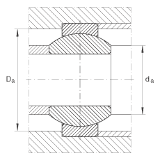 INA關(guān)節(jié)軸承 GE6-FO, 根據(jù) DIN ISO 12 240-1 標準，需維護