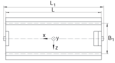 INA直線執(zhí)行器 MKUSE25-500-ZR..-N, 帶有六排球的滑塊