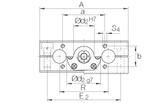 INA直線工作臺 LTE25-Tr16x4-A, 梯形絲桿驅(qū)動