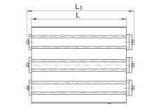 INA串聯(lián)直線執(zhí)行器 MDKUVE15-500-3ZR, 帶有四排球的滑塊