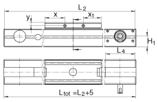 INA直線執(zhí)行器 MLFI25056-250-ZR, 內(nèi)導(dǎo)向滑塊