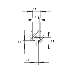 INA直線執(zhí)行器 MLFI25056-250-ZR, 內(nèi)導(dǎo)向滑塊