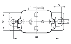 FAG直立式軸承座 S3032-H-N-FZ-AB-L + 23032-E1-K-TVPB, 剖分，用于帶錐孔和緊定套的調(diào)心滾子軸承，毛氈密封，脂潤滑